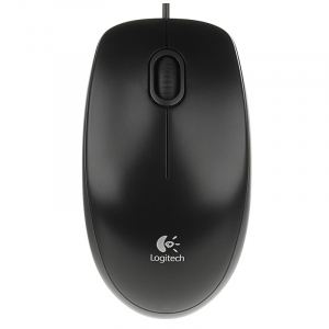 Ratón Logitech B100, con cable, óptico, negro