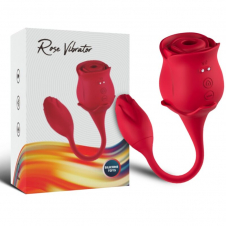 ARMONY ROSA SUCCIONADOR DE CLITORIS & VIBRADOR 10 MODOS ROJO