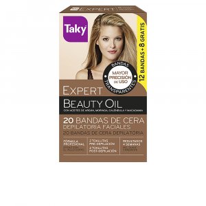 ACEITES NATURALES bandas cera faciales depilatorias 20 u