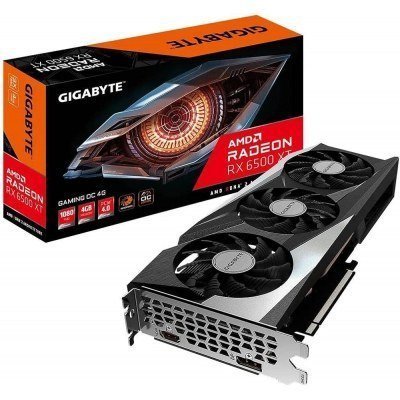 Tarjeta Gráfica Gigabyte AMD Radeon RX 6500 XT GAMING OC 4GB GDDR6