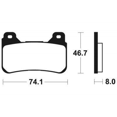 TECNIUM Sintered Metal Brake Pads - MTR309 MTR309