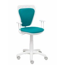 Piqueras y Crespo Silla juvenil Ministyle blanca bali turquesa