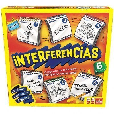 Juego de mesa interferencias grande 6 jugadores pegi 8