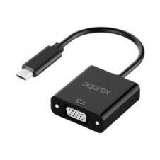 Adaptador Approx Usb-c/m A Vga/h 13cm Negro