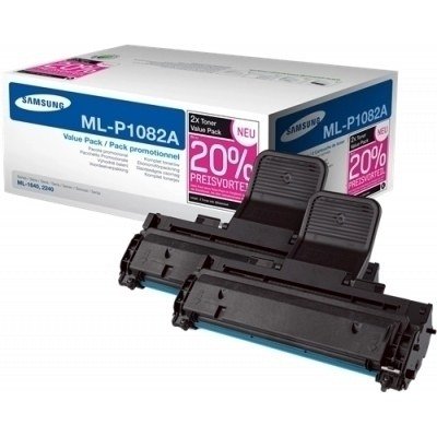 Samsung MLT-D1082S/MLT-P1082A Negro Pack de 2 Cartuchos de Toner Originales - SV118A