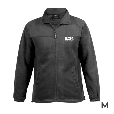 *merchandising* chaqueta polar fleece 280g/m² con cremallera edm talla-m