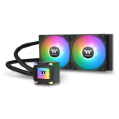 REFRIGERACION LIQUIDA CPU THERMALTAKE LA240 ARGB 2X120MM NEGRO