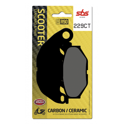 CT Scooter Carbon Tech Organic Brake Pads SBS 229CT