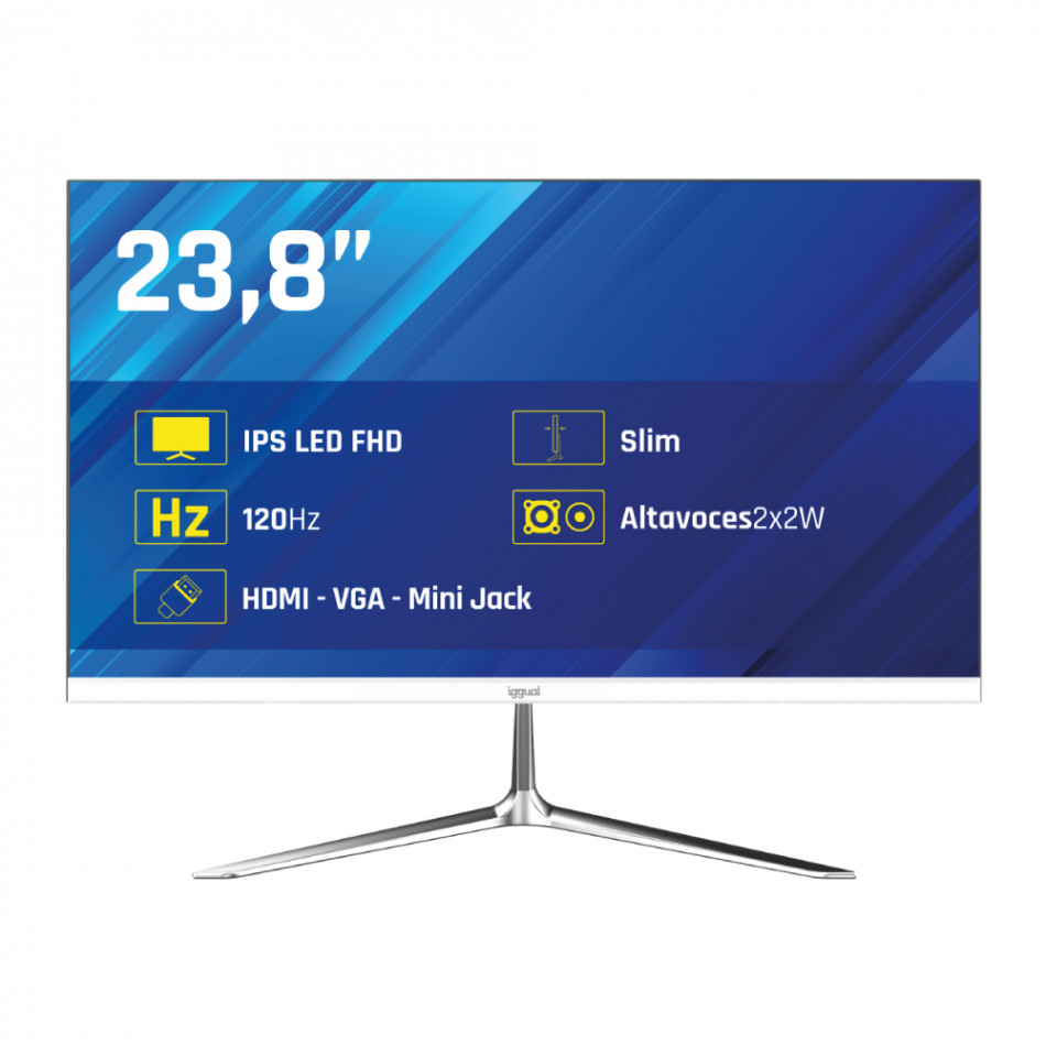 iggual Monitor 24" IPS 1ms FHD 120Hz MM blanco