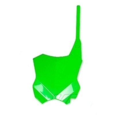 Portanúmeros delantero UFO verde fluor Kawasaki KX450F KA04738#AFLU