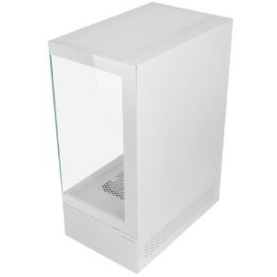 CAJA ATX SEMITORRE GAMING MARS GAMING MCXO DOBLE CRISTAL TEMPLADO ARGB GPU 328mm 1x3.5 3x2.5 BLANCO