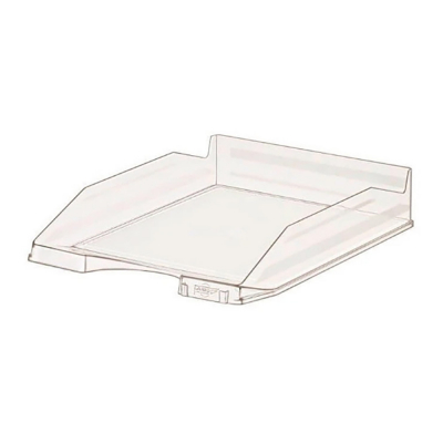 Bandeja sobremesa faibo 93 cristal apilable 350 x 250 x 65 mm