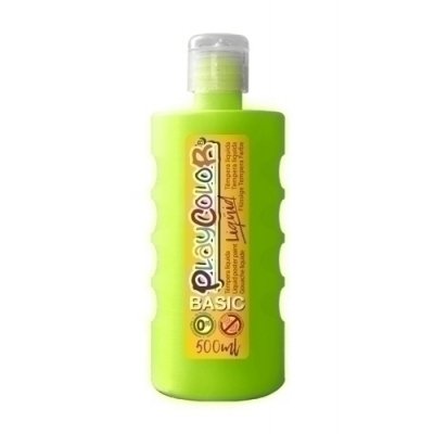 TEMPERA PLAYCOLOR LIQ. 500 ml VERDE CLAR - Pack de 6 unidades