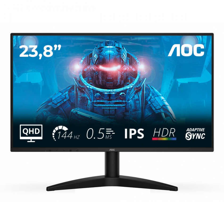 B3 Q24B36X pantalla para PC 60,5 cm (23.8) 2560 x 1440 Pixeles Quad HD LED Negro