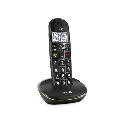 Doro PhoneEasy 110 Teléfono DECT Identificador de llamadas Negro