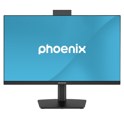 Monitor phoenix visión 24 pro 23.8pulgadas full hd panel ips webcam integrada abatible hdmi + dp altavoces integrados