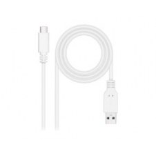 Nanocable Usb-a/m A Usb-c/m 1m Blanco