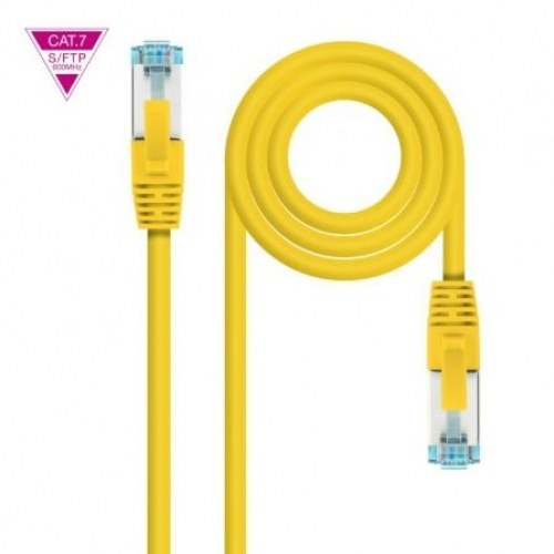Cable de Red RJ45 SFTP Nanocable 10.20.1700-L25-Y Cat.7/ LSZH/ 25cm/ Amarillo