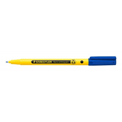 Staedtler 307 Noris Writing Pen Rotulador de Punta Fina - Trazo 0.6mm Aprox - Tinta Base de Agua - Cuerpo Fabricado en un 97% de Plastico Reciclado - Color Azul