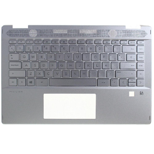 Top case + teclado HP 14-DH Plata L54874-071