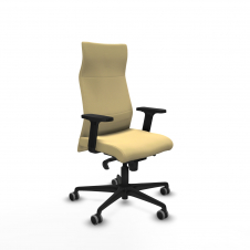 Piqueras y Crespo Albacete direcci?n sincro similpiel crema brazos 2D base nailon ruedas 65 engomadas