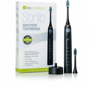 Cepillo de dientes eléctrico blanqueador SONIC #negro/oro rosa 1 u
