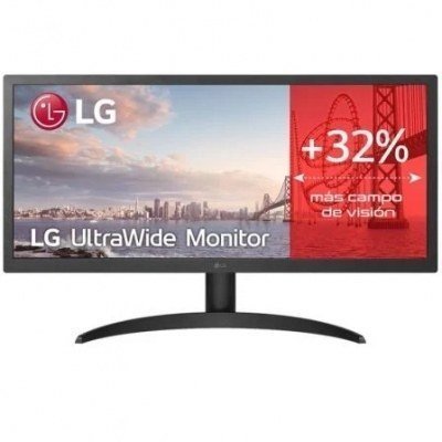 Monitor Ultrapanorámico LG UltraWide 26WQ500-B 25,7/ WFHD/ Negro