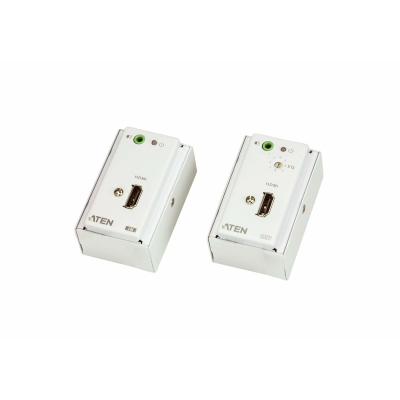 Extensor encastrable HDMI/Audio sobre Cat 5 con embellecedor (1080p 40 m)