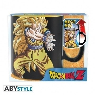 Taza termica abystyle dragon ball goku super saiyan 3 kamekameha