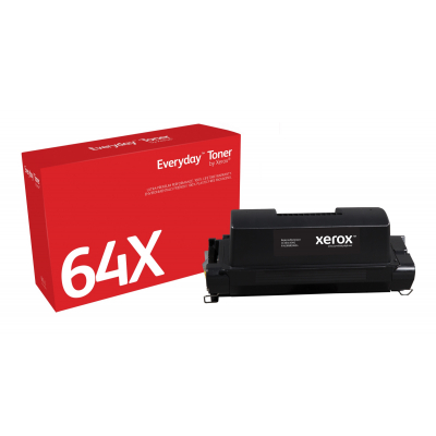 Everyday El tóner Everyday? Negro de Xerox es compatible con HP 64X (CC364X), Capacidad alta