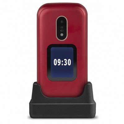 Telefono movil doro 6060 red - white - 2.8pulgadas - blanco y rojo