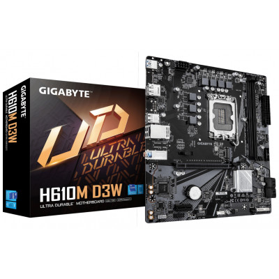 Gigabyte Placa Base H610M D3W DDR5 mATX 1700