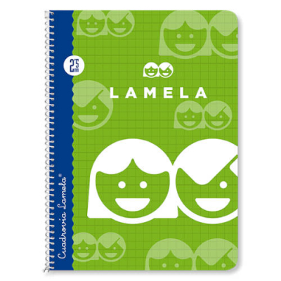 CUADERNO BASICO FORMATO 4º 40 HOJAS RAYADO 3 MM SURTIDOS LAMELA 07003 - Color no elegible
