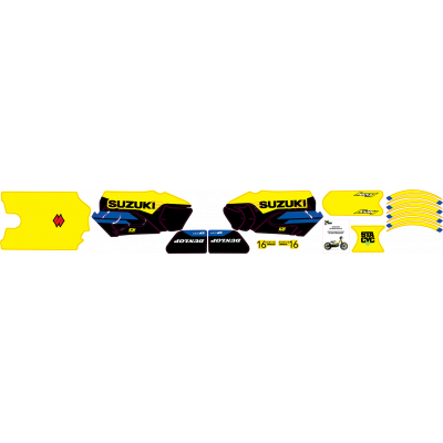 STACYC™ Stability 16 Cycle Brushless Graphic Kit D'COR VISUALS 10-80-207B