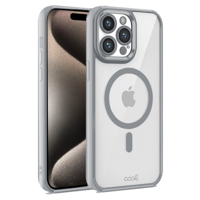 COOL funda para teléfono móvil 17 cm (6.7) Plata, Transparente
