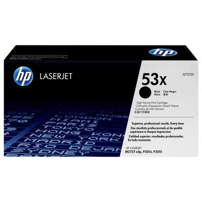 HP Q7553X Negro Cartucho de Toner Original - 53X