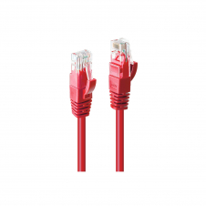 Lindy 48031 cable de red Rojo 0,5 m Cat6 U/UTP (UTP)