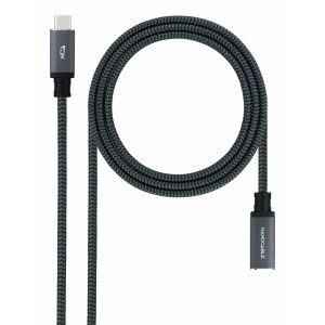 Nanocable CABLE USB 3.2 GEN2x2 100W 4K/60Hz USB-C M/H 1 M