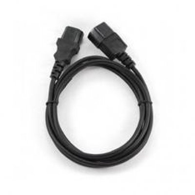 Cable de alimentacion pc - 189 c13 a c14 - macho - hembra - negro