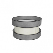 Pantalla Colg./pie Salon Home E27 Gris-beis 40dx40dx24h