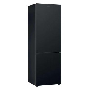 Frigorífico combi Candy CCG3L517EB, 176 x 54 x 55 cm, Low Frost, clase E, 214 kWh/año, 39 dB, 262 litros, reversible, negro