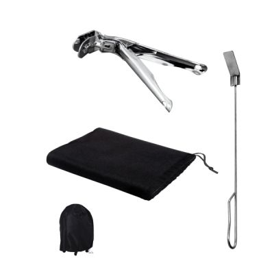 Set de accesorios Cecotec DragonPack 4600 S - Pinzas | Cubierta protectora | Atizador