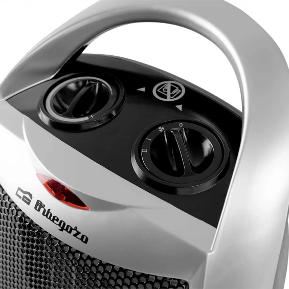 Calefactor cerámico Orbegozo CR 5016, 1.500 W, plata - imagen 4