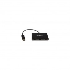 StarTech.com Splitter Multiplicador DisplayPort a 3 puertos HDMI - Hub MST DP 1.2 - Negro