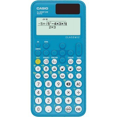 Casio Iberia Classwiz FX-85SP Calculadora Cientifica Pantalla LCD 12 Digitos - Tabla de Valores, Simplificacion de Fracciones, Division Entera etc... - Tapa Protectora - Color Azul