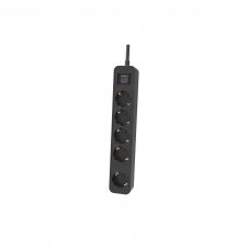 Philips CHP2154B/10 base múltiple 1,5 m 5 salidas AC Interior Negro