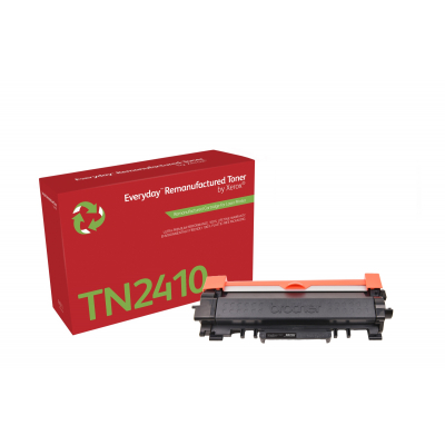 Everyday Tóner Everyday? Mono remanufacturado de Xerox es compatible con Brother TN2410, Capacidad estándar
