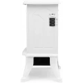 Chimenea eléctrica Orbegozo CM 9021, 1.500 W, efecto fuego real, calefactor cerámico, 2 potencias, blanco - imagen 3