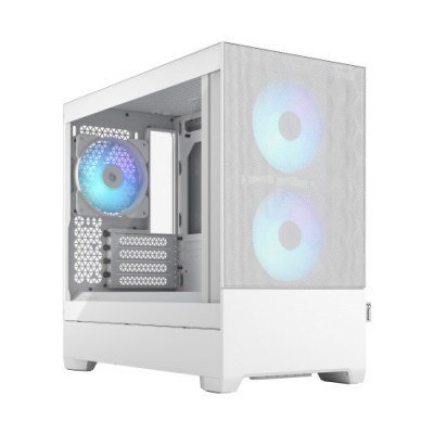 Fractal Design Pop Mini Air RGB Mini Tower Cristal Templado USB 3.2 Blanca