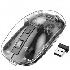 Hoco GM29 Ratón Inalámbrico 2.4G y Bluetooth Dark Nigtht Black